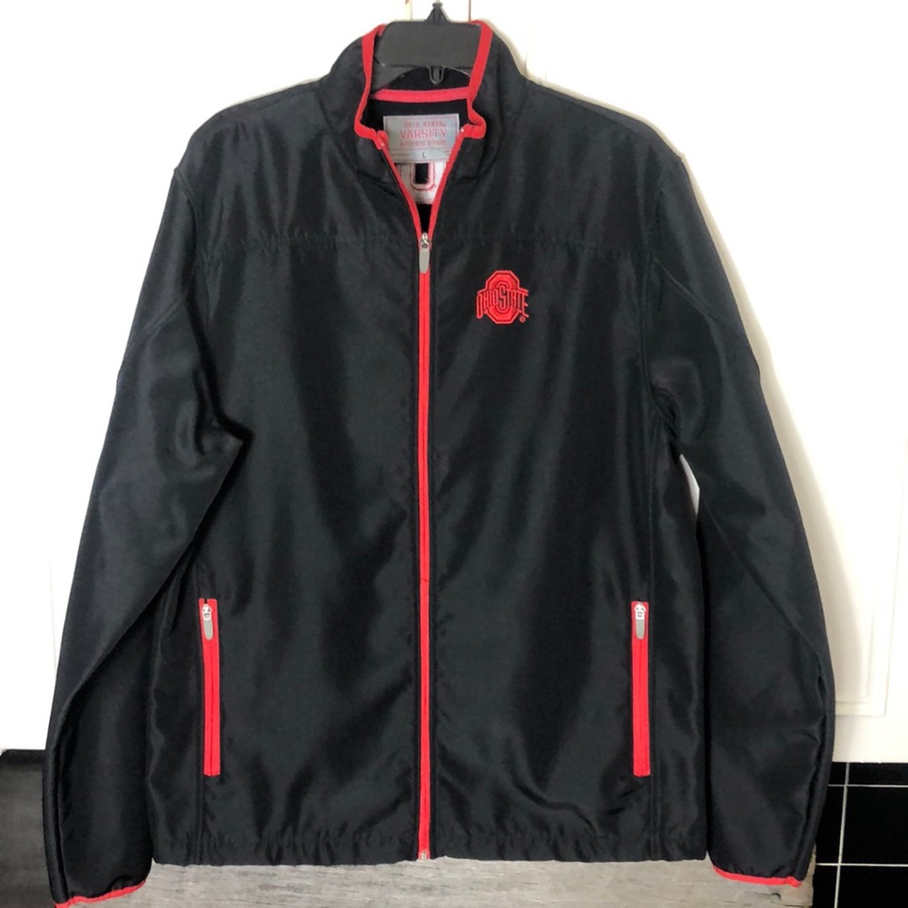 Ohio State Buckeyes lightweight varsity jacket mens size L